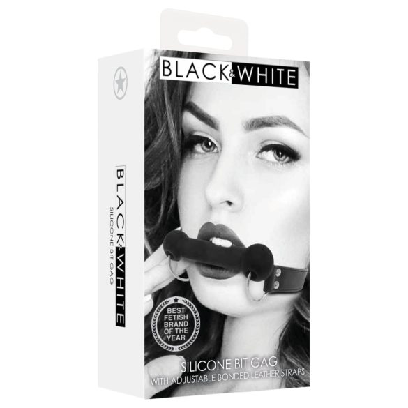 Ouch! - burnos kaištis kaulo formos - juodas