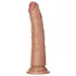RealRock Slim - realistiškas dildo 15,5 cm - tamsi kūno spalva