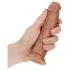 RealRock - realistiškas dildo - 15,5cm - tamsi kūno spalva