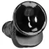 RealRock - dildo su sėklidėmis ir čiulpuku - 15,5 cm (juodas)