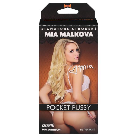 Doc Johnson Mia Malkova - tikroviškas Ultraskyn vaginos modelis (natūralus)