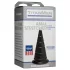 Doc Johnson TitanMen Anal Stretcher - kūginis analinis ištempimo kaištis (juodas) - 15 cm