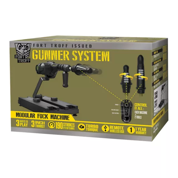 Doc Johnson Gunner System - sekso mašina - juoda