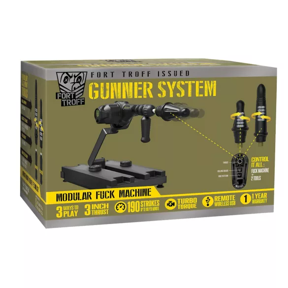 Doc Johnson Gunner System - sekso mašina - juoda