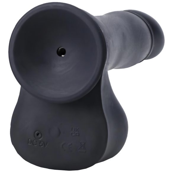 Doc Johnson - mini stūmoklinis vibratorius - radijo valdymas - juodas