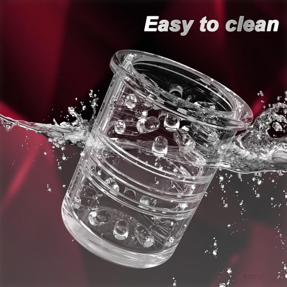 AlvUp - automatinis masturbatorius - stūmimo ir sukimosi funkcija - juodas