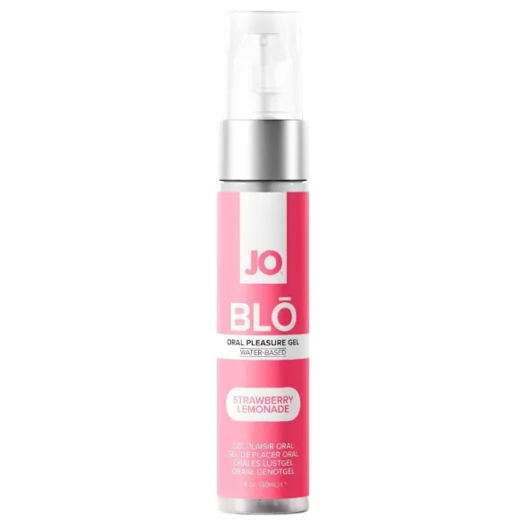 System JO BLO - aromatizuotas burnos gelis, braškių limonadas (30 ml)