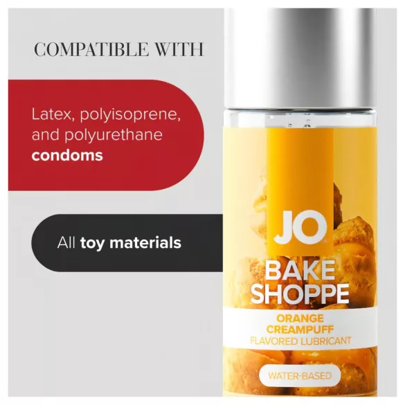 System JO Bake Shoppe - skoninis lubrikantas, ekleras (60 ml)
