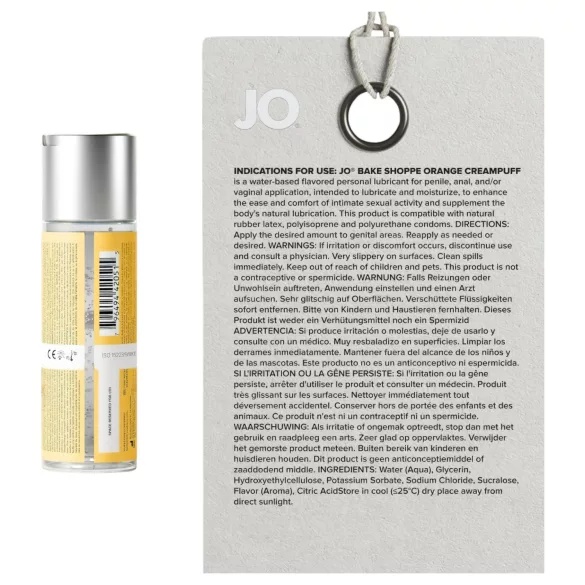 System JO Bake Shoppe - skoninis lubrikantas, ekleras (60 ml)