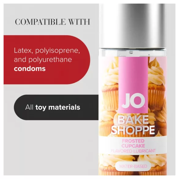 System JO Bake Shoppe - skoninis lubrikantas, glazūruoto keksiuko (60 ml)