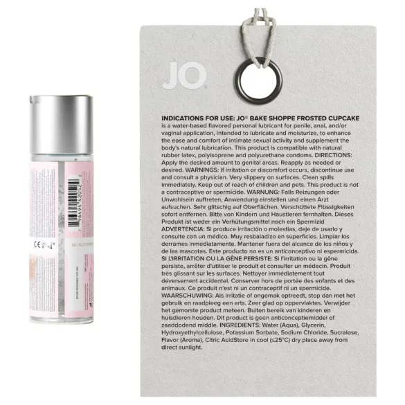 System JO Bake Shoppe - skoninis lubrikantas, glazūruoto keksiuko (60 ml)