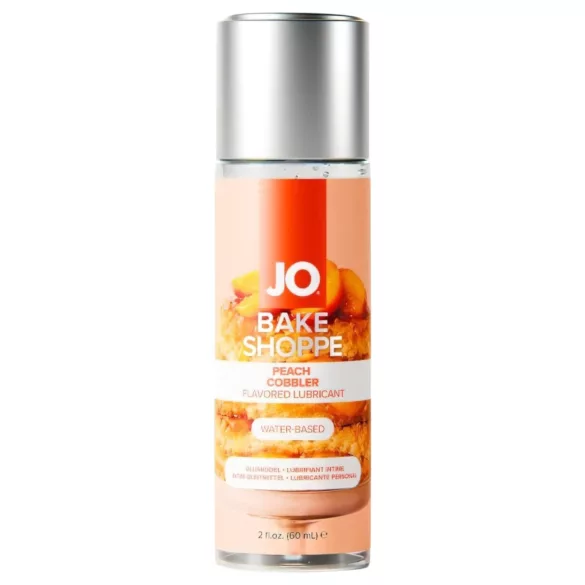 System JO Bake Shoppe - skonio lubrikantas, persikų pyrago (60 ml)