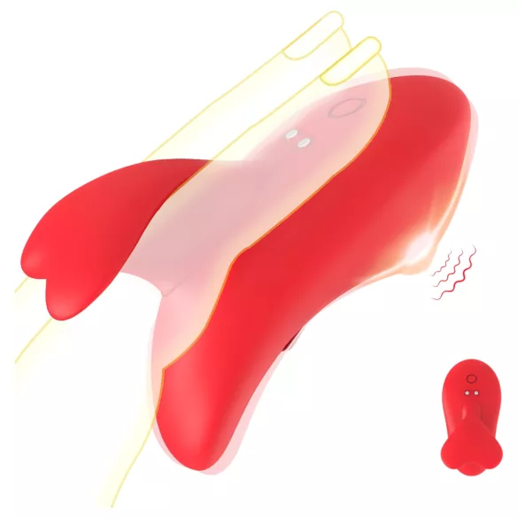 Bestoy - įkraunamas pirštų vibratorius - raudonas