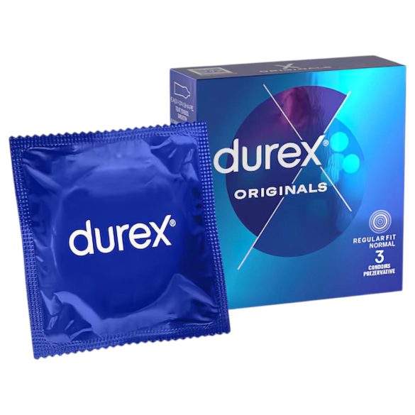 Durex Originals - prezervatyvai - 3 vnt