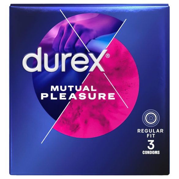 Durex Mutual Pleasure - uždelsto veikimo prezervatyvai (3 vnt.)