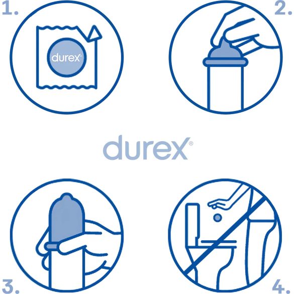 Durex Mutual Pleasure - uždelsto veikimo prezervatyvai (3 vnt.)