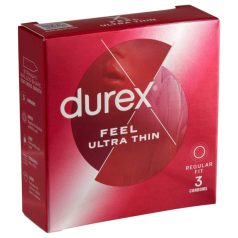 Durex - prezervatyvai - itin ploni, natūralūs - 3 vnt