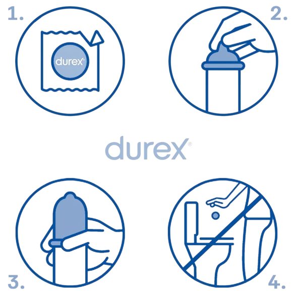 Durex - prezervatyvai - ypač saugūs - 12 vnt