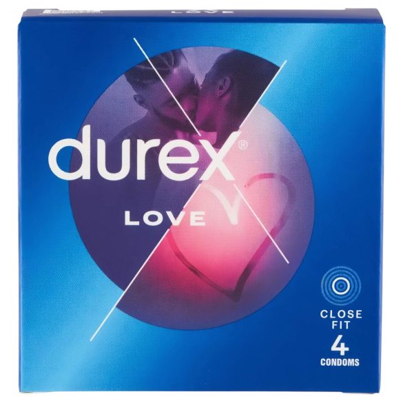 Durex Love - prezervatyvai - siauri - 4 vnt