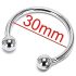 Nerūdijančio plieno gilės žiedas - ejakuliacijos atidėjimui (30mm)