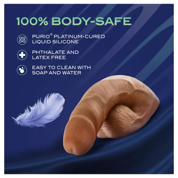 Blush UrSelf Affirm - tikroviškas dildo (rudas) - 13 cm