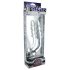 Prisms Hamsa - dvigalis, G-taško stiklinis dildo (skaidrus)