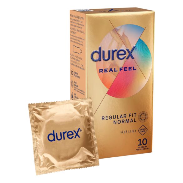 Durex Real Feel - prezervatyvai be latekso - 10 vnt