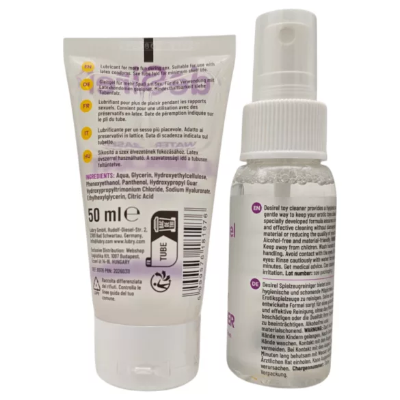 „Desirel“ valiklis ir lubrikantas (2 × 50 ml)