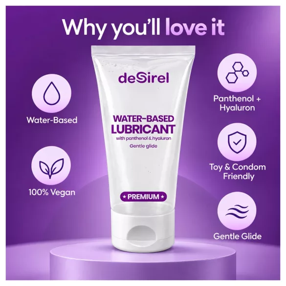 „Desirel“ valiklis ir lubrikantas (2 × 50 ml)
