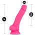 Blush Neo – dildo su siurbtuku, 19 cm (rožinis)