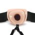 Dr. Skin 6,5 - tuščiaviduris strap-on - 15 cm (nat.)
