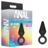 Anal Adventures Platinum - analinis kaištis - mažas - juodas