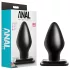 Anal Adventures XL - didelis analinis kaištis - juodas