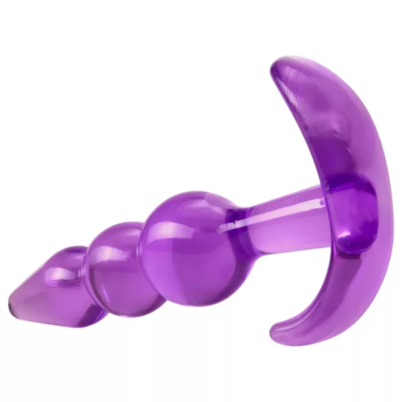 B Yours - analinis kaištis su rutuliukais - violetinis