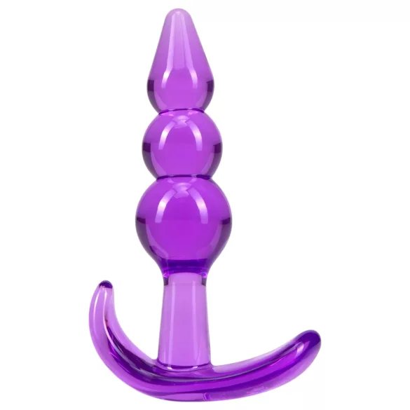 B Yours - analinis kaištis su rutuliukais - violetinis