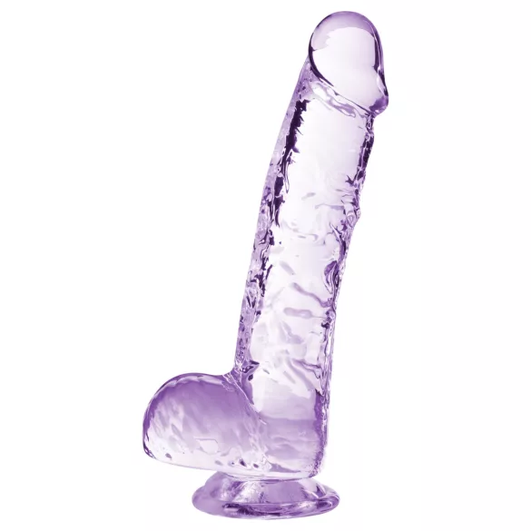 Blush Naturally Yours - kristalinis dildo (violetinis)