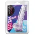 Blush Naturally Yours - kristalinis dildo (violetinis)