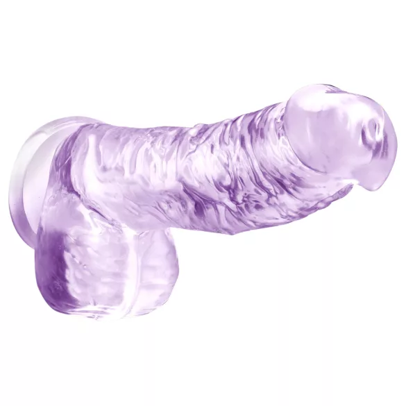 Blush Naturally Yours - kristalinis dildo (violetinis)