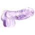 Blush Naturally Yours - kristalinis dildo (violetinis)