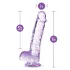Blush Naturally Yours - kristalinis dildo (violetinis)