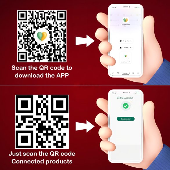 AlvUp - analinis vibratorius - išmanusis - juodas