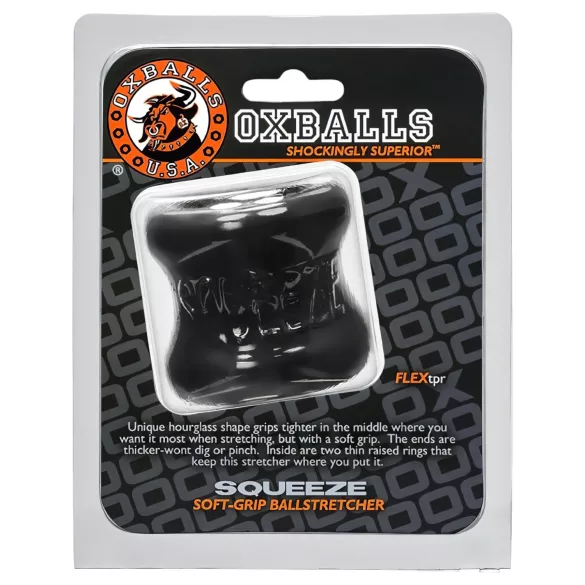 OXBALLS - penio žiedas - tempimo funkcija - juodas