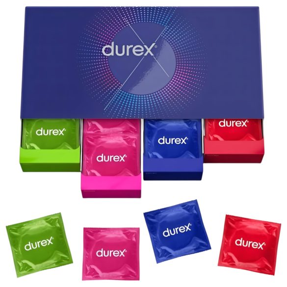 Durex Surprise Me - prezervatyvų rinkinys - 40 vnt