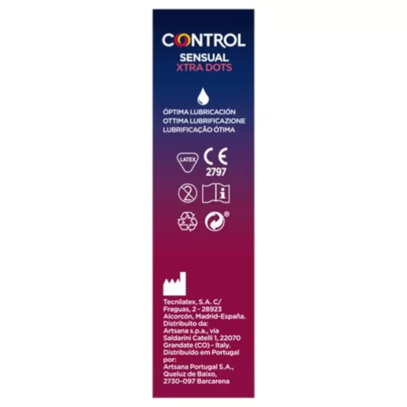 Control - prezervatyvai - papildomai dygliuoti - 12 vnt