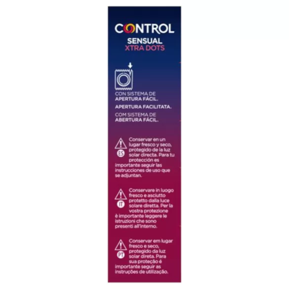 Control - prezervatyvai - papildomai dygliuoti - 12 vnt