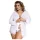 Subblime Queen Plus - nėrinių chalatų komplektas - balta (XL-2XL)