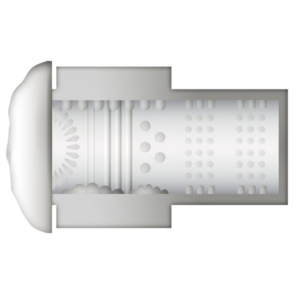 JamyJob - vyriškas masturbatorius - judantis, vibruojantis - juodas