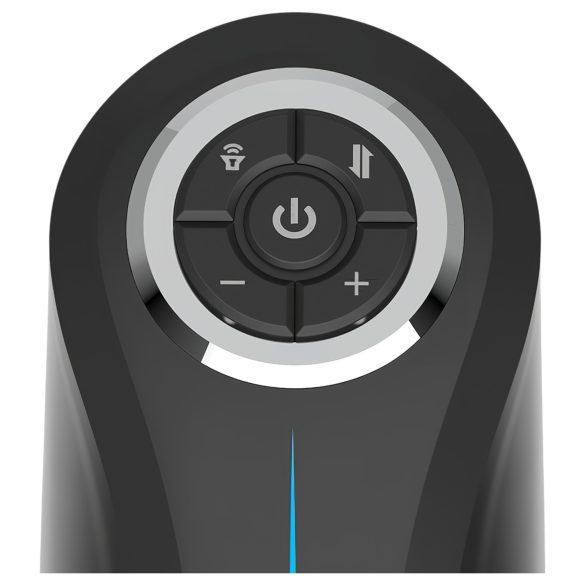 JamyJob - vyriškas masturbatorius - judantis, vibruojantis - juodas