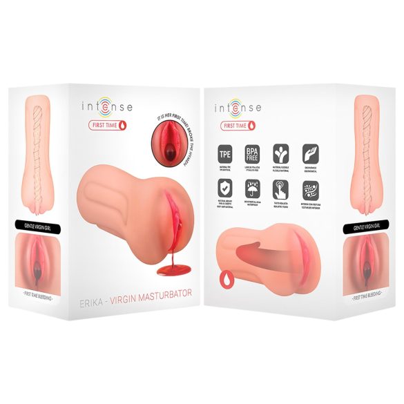 Intense First Time Erica - masturbatorius - realistiška vagina - kūno spalvos