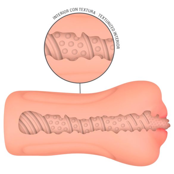 Intense First Time Erica - masturbatorius - realistiška vagina - kūno spalvos